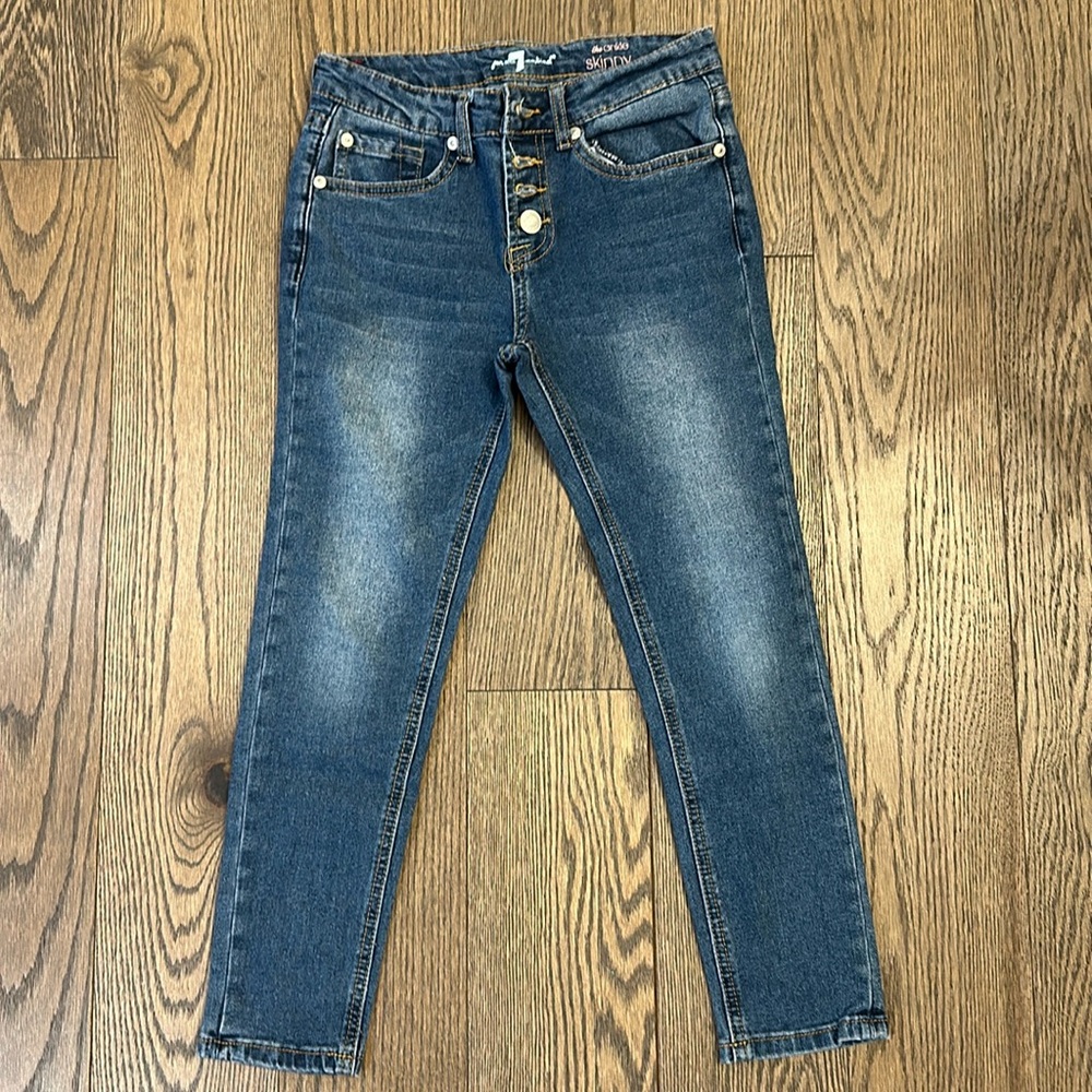 EUC 7 For All ManKind  Blue Tight At The Ankles Jeans